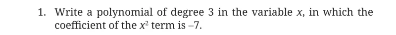 Question 1