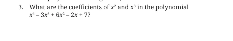 Question 3