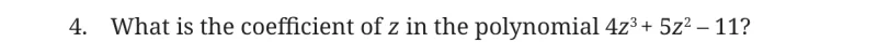 Question 4
