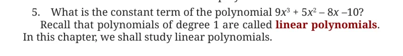 Question 5