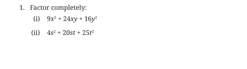 Question 1