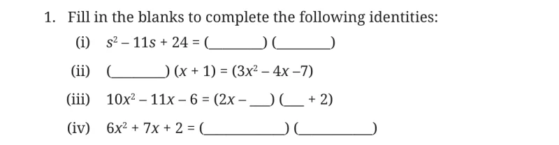 Question 1